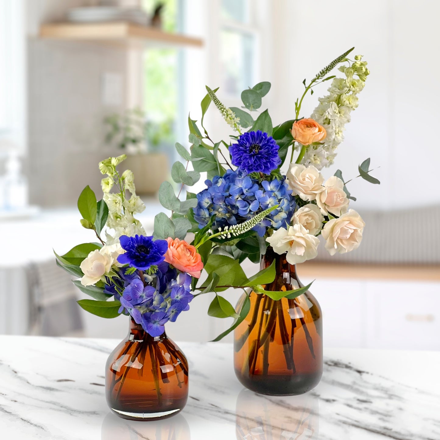 whimsical symphony bud vases